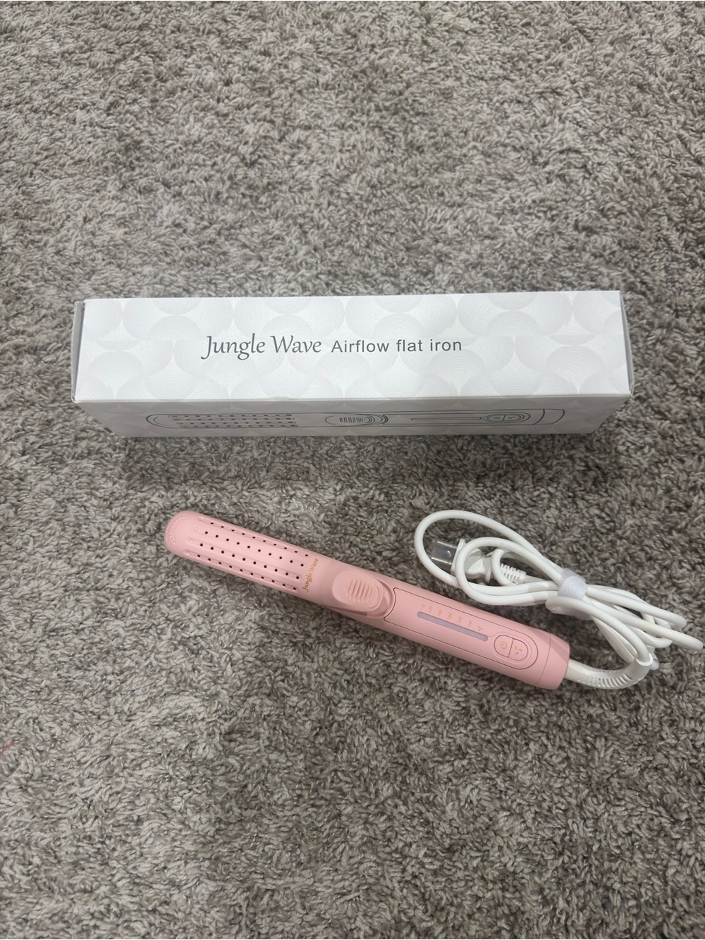Pink Airflow Flat Iron Hair Styler